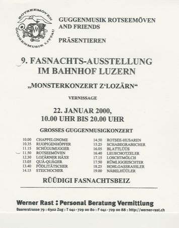 Bahnhof-Guuggete Monsterkonzert 2000